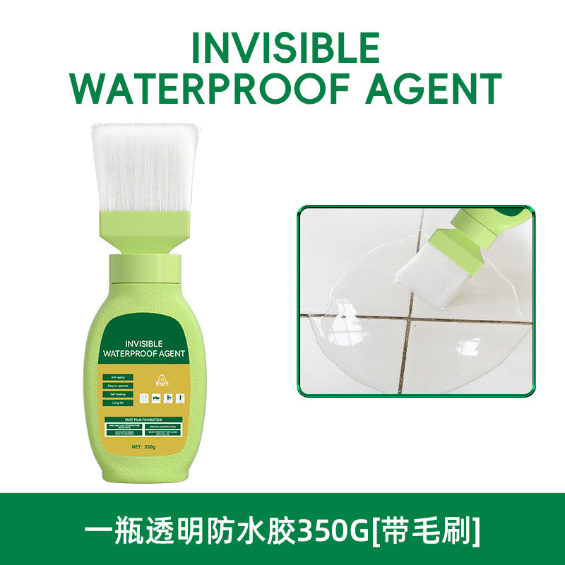 Waterproof Material Transparent Waterproof Glue Bathroom Waterproof Coating No-Brick Smashing Glue Acrylic Invisible Waterproof Agent