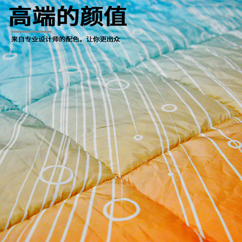 New Adult Camping Sleeping Bag Winter Camping Travel Cold-Proof Down Warm Quilt Home Nap Blanket