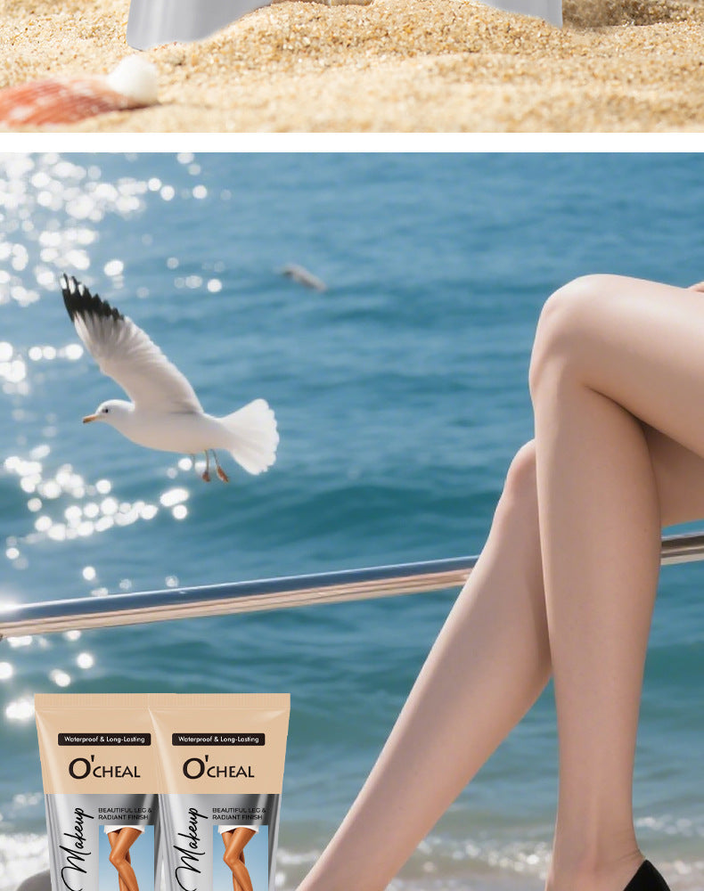 AliExpress Leg Cream Scar Covering Bare Skin Feel Stockings Leg Waterproof Non-Slip Makeup Contouring Moisturizing Cream