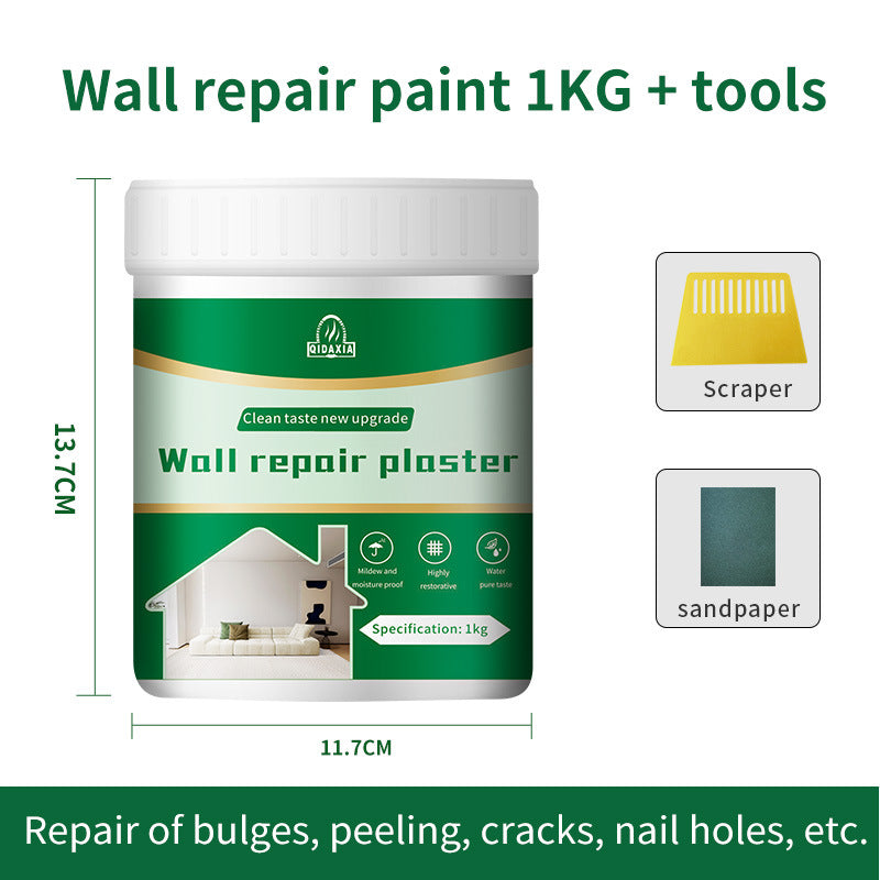 Wall Repair Paste Anti-Crack Peeling Gap Repair Paint Effective Anti-Mold Quick-Dry Restoration Wall Repair Paste Anti-Mold Durable