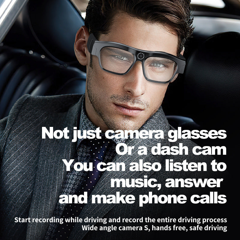 AI Glasses mate2Black Technology Translation Bluetooth Glasses Camera Photo Outdoor Windproof Card Insert Video Glasses