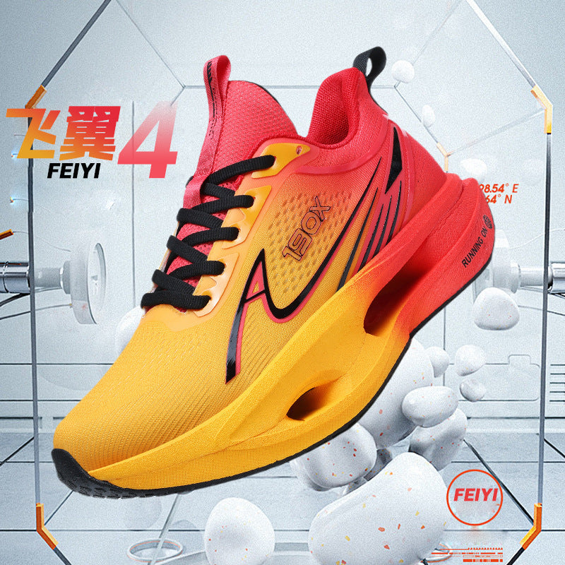 Summer New High Elastic Cushioning Youth Couple Sports Shoes Breathable Running Shoes Casual Men's Shoes