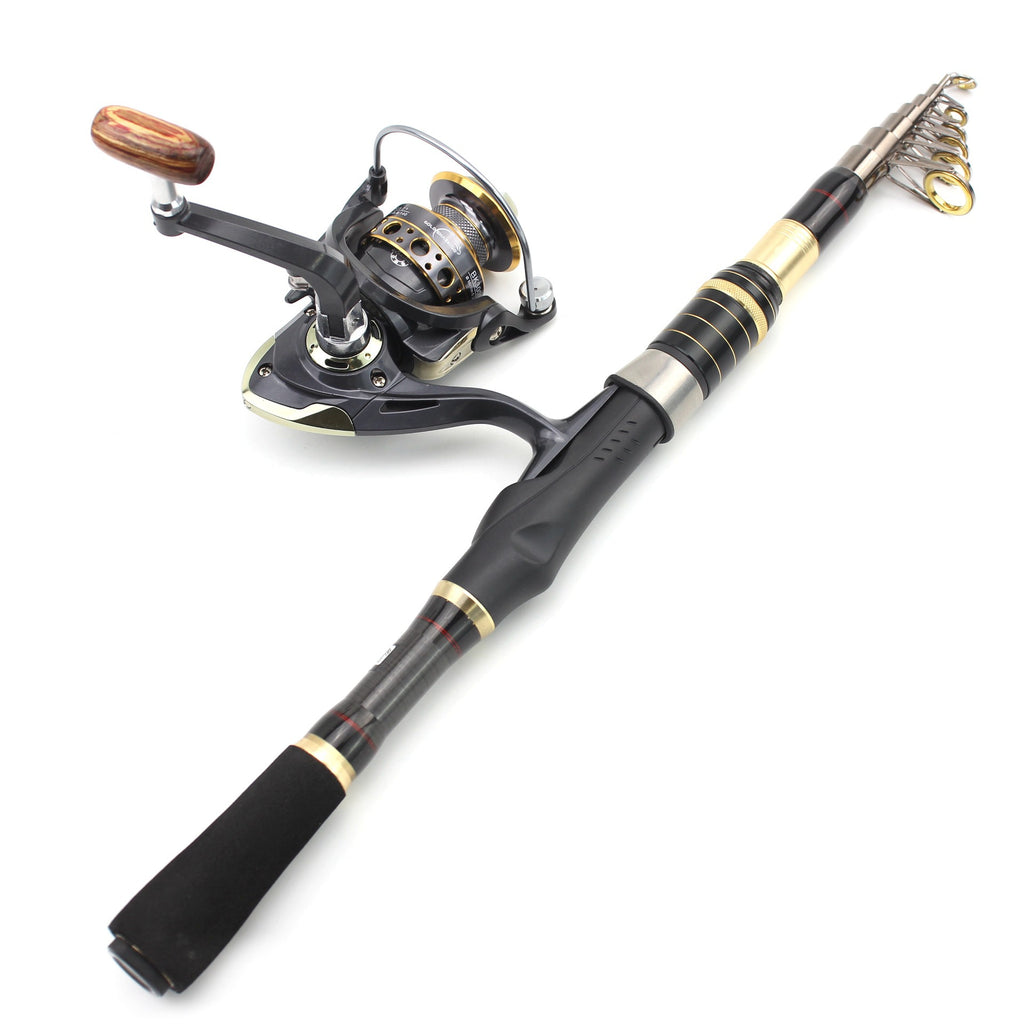 2.1Mi Xiao Hai Rod Set Ultra Short Telescopic Fishing Rod Spinning Reel Combo Amazon FBA Overseas Warehouse Fishing Gear