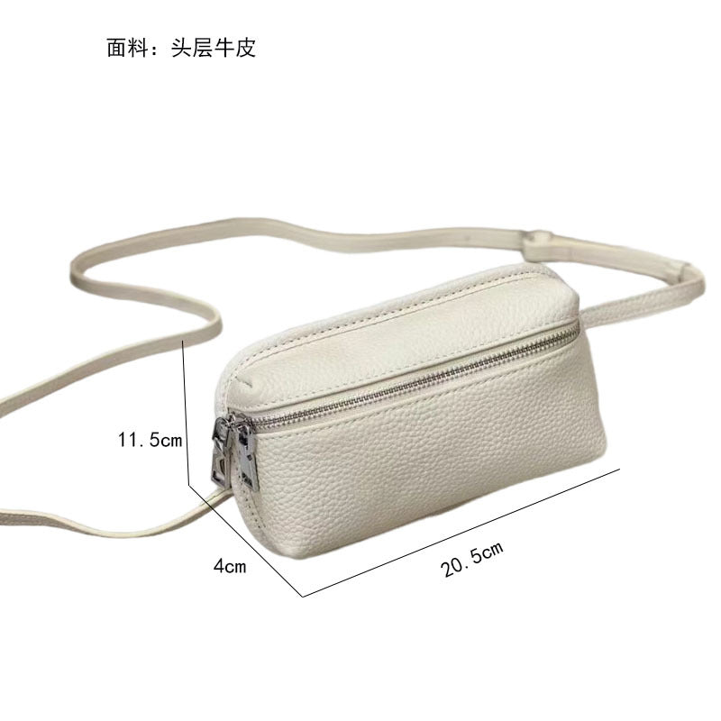 Compact and Exquisite Phone Bag for Women2025New Lightweight Simple Chest Bag Fashionable Portable Mini Crossbody Bag Small Bag