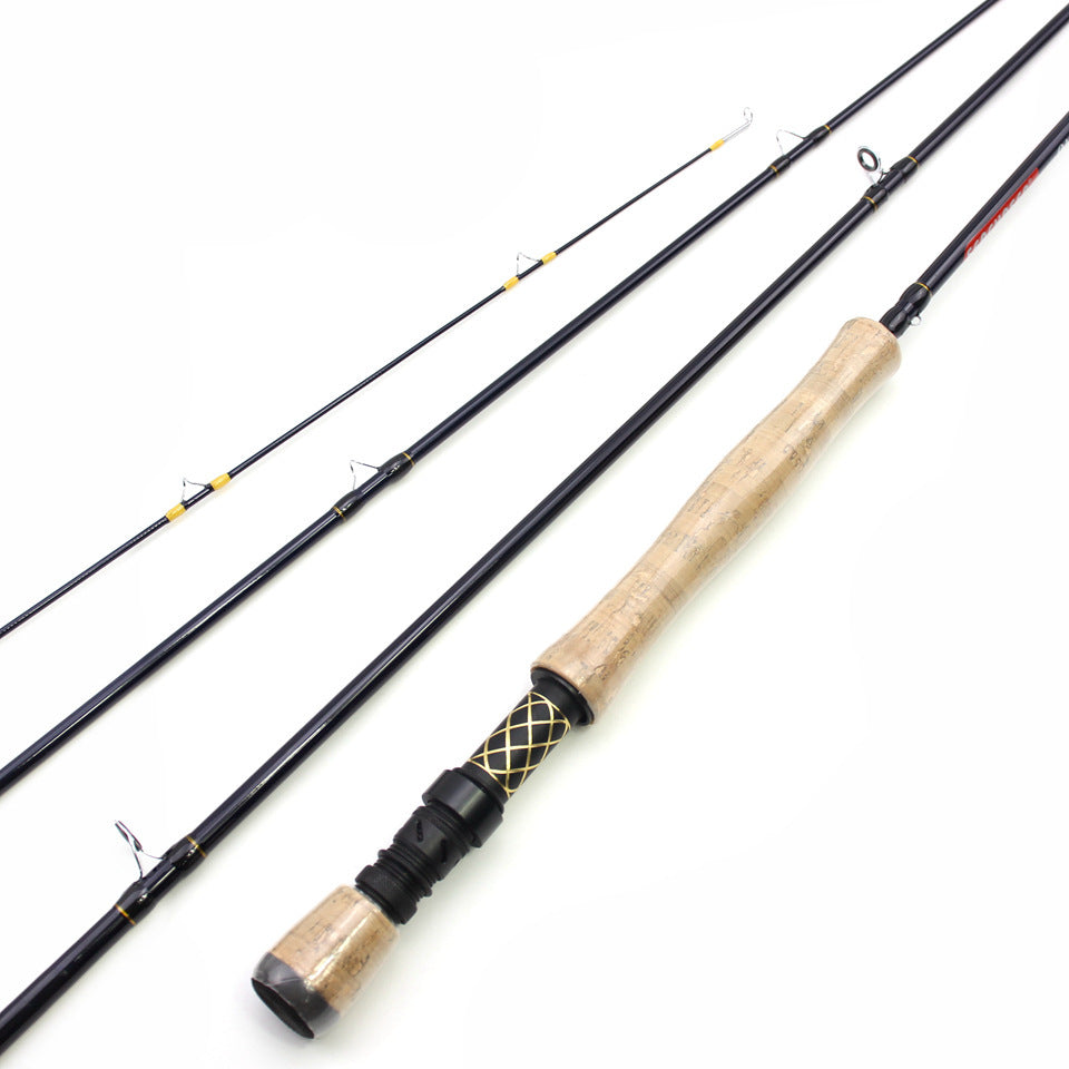 7/8#Carbon Fly Rod4Portable Fly Fishing Rod M Fast Adjustable European and American Style Popular Fishing Rod for Stream Lure Fishing