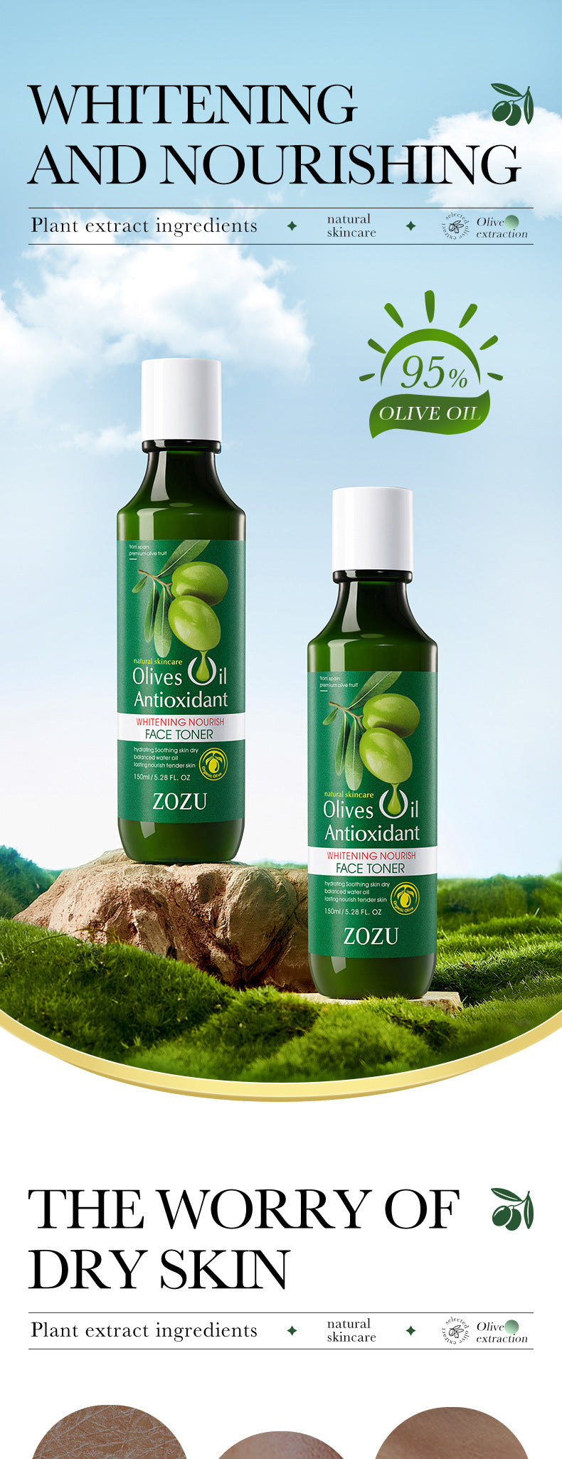 Cross-border Lotion150ml Olive Oil Nourishing Lotion Skin Brightening and Rejuvenating Lotion Wholesale from Foreign Trade Manufacturer