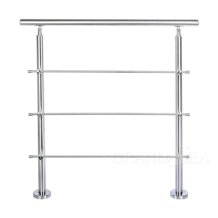 Modern Railing Designs Balustrade Stainless Steel Handrail for Balcony