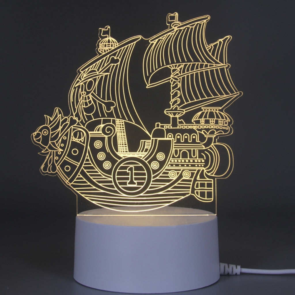 3D Night Light Acrylic Colorful Touch Remote Control Atmosphere Light Wholesale Dropshipping Creative Small Gift Factory