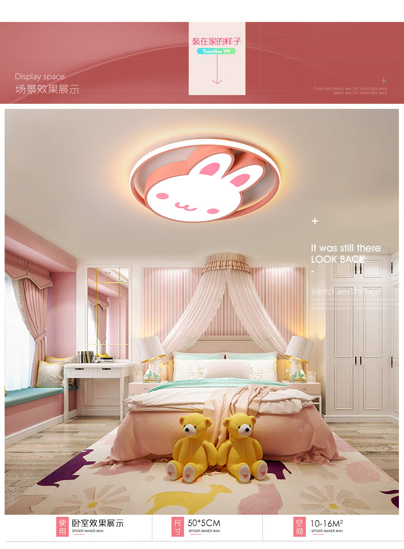 Children's Lamp Eye Protection Cartoon led Ceiling Lamp Boys Girls Kindergarten Lamp Iron Art Room Bedroom Lamp Wholesale