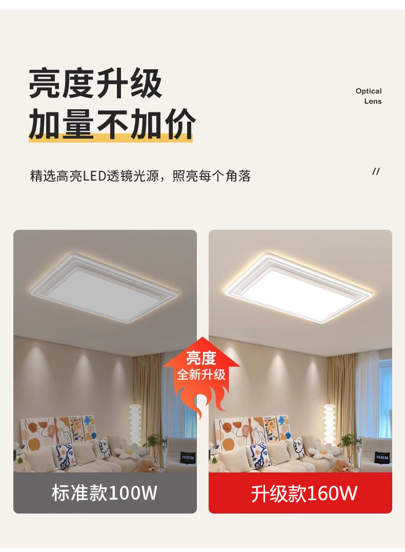 Whole House Lighting Four Bedrooms Two Living Rooms Ceiling Light led Modern Simple Master Bedroom Lamp Iron Art Living Room Lamp Elegant Home Use