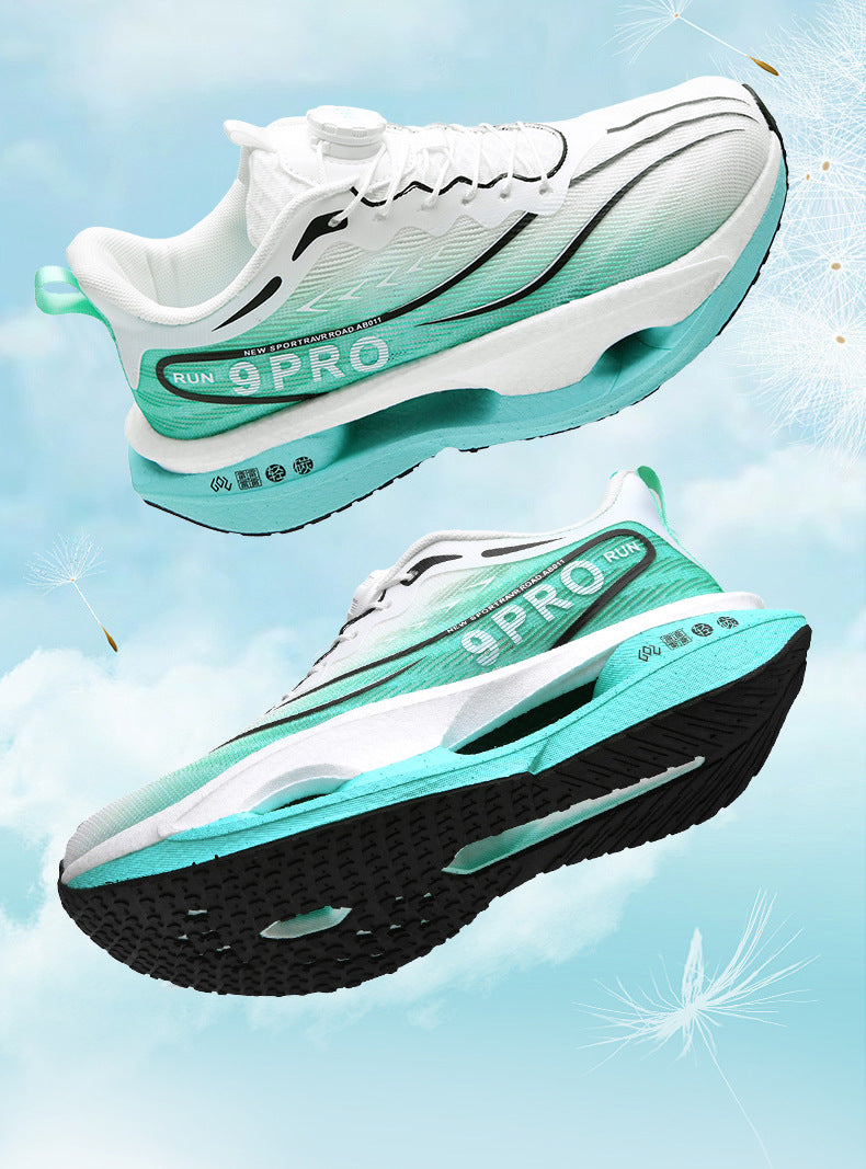 Red Rabbit9PRO New carbon plate running shoes for men and women, summer breathable professional racing sports shoes, ultra-light shock-absorbing running shoes