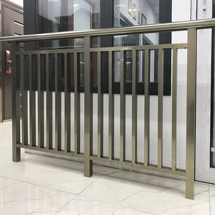 Powder Coated 2.0mm Thickness Aluminum Stair Railing