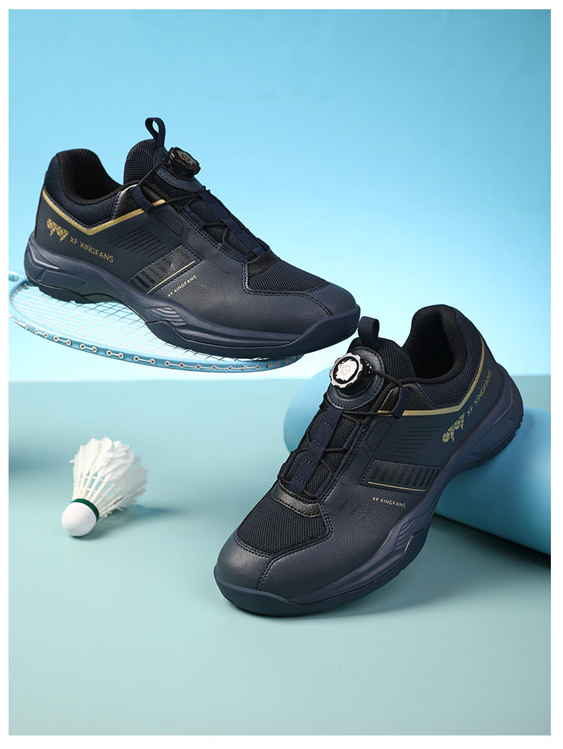 Large Size New Cushioning Anti-Slip Sneakers Breathable Table Tennis Shoes Low-Top Men's Professional Badminton Training Shoes