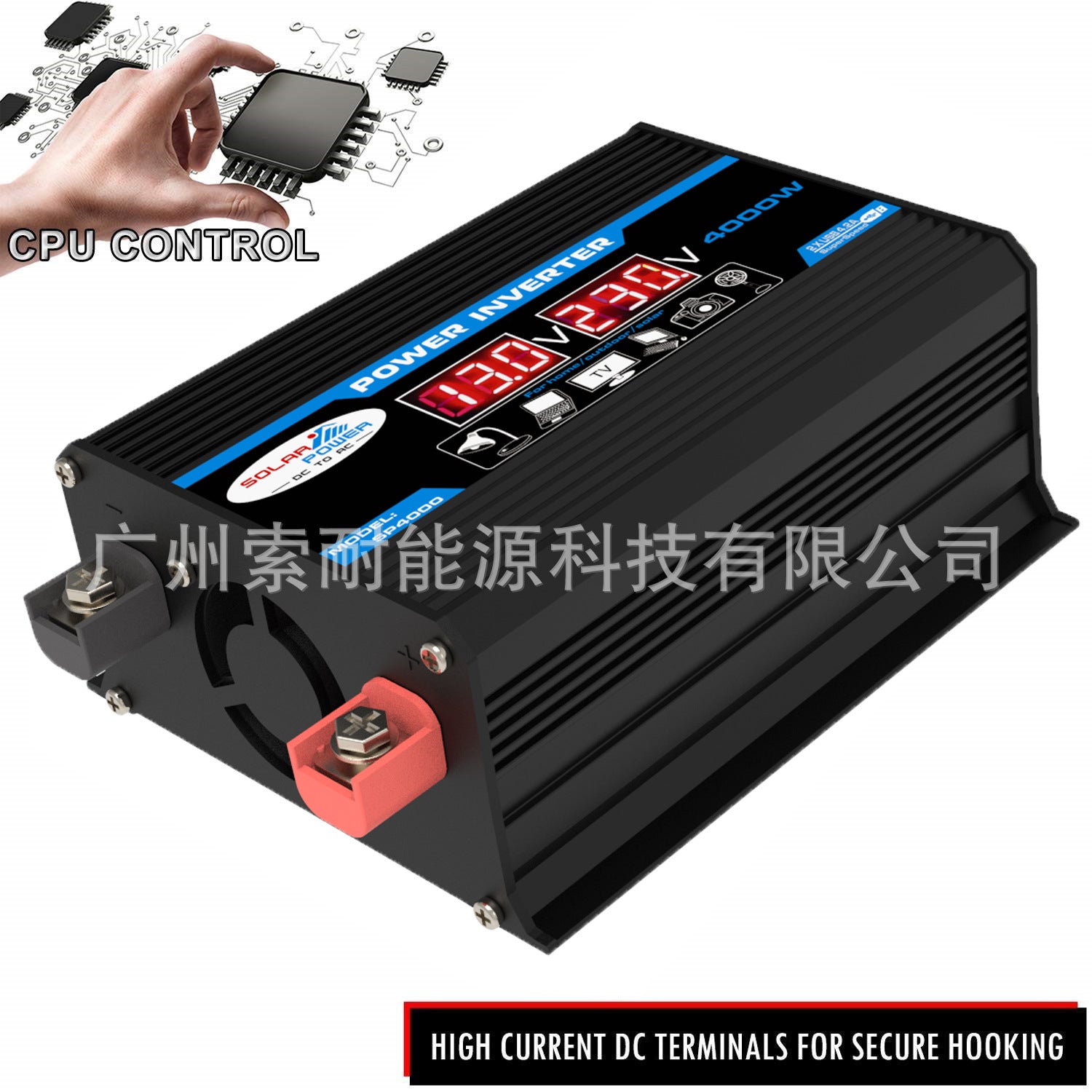 Export car inverter Vehicle Inverter300W 12V Turn110V 220V Dual Voltage Display