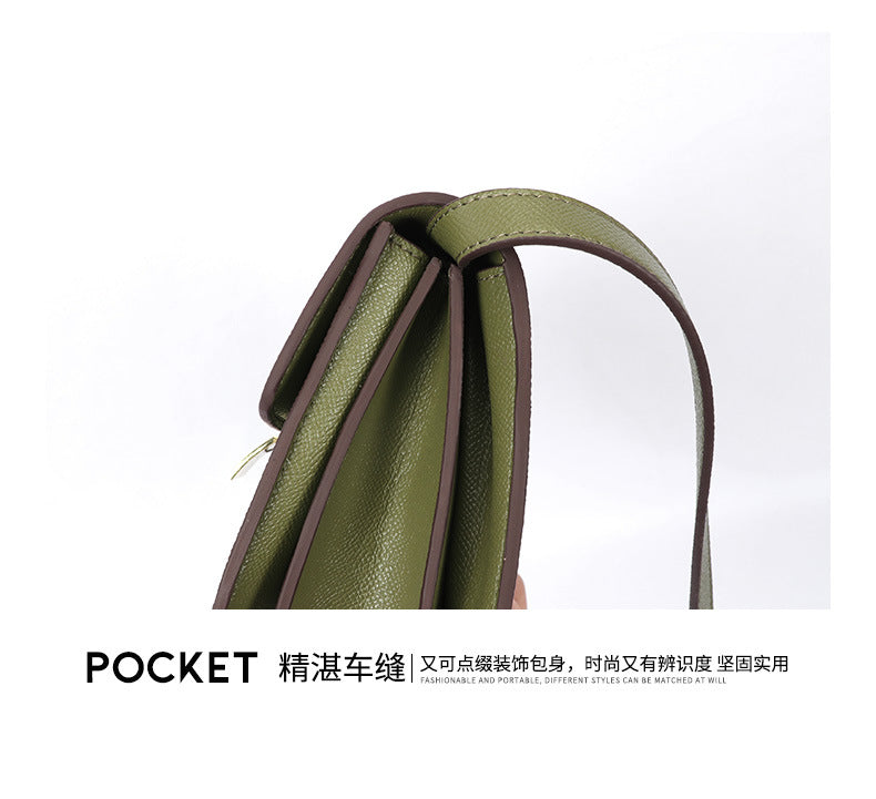 High Quality Small Bag Women2024Autumn and Winter New Trendy Crossbody Bag Elegant Single Shoulder Underarm Small Square Bag