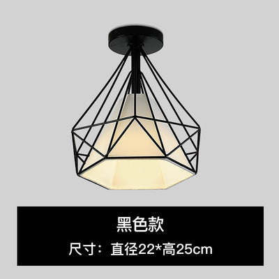 Aisle Light Entryway Hallway Light Iron Art Stair Light Cloakroom led Ceiling lamp balcony lamp Zhongshan lighting fixtures
