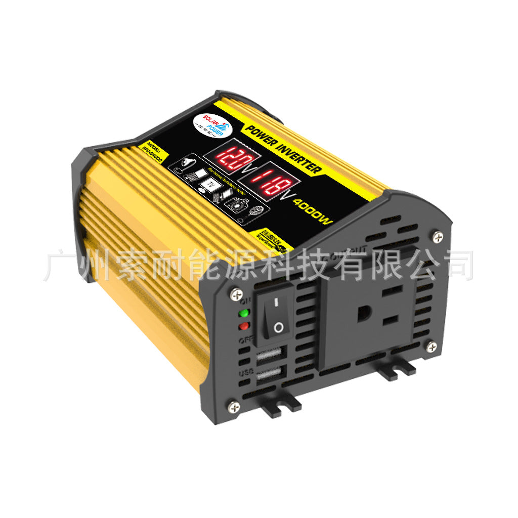 Vehicle Inverter300W 12V Turn110V 220V Voltage Display E-commerce power inverter