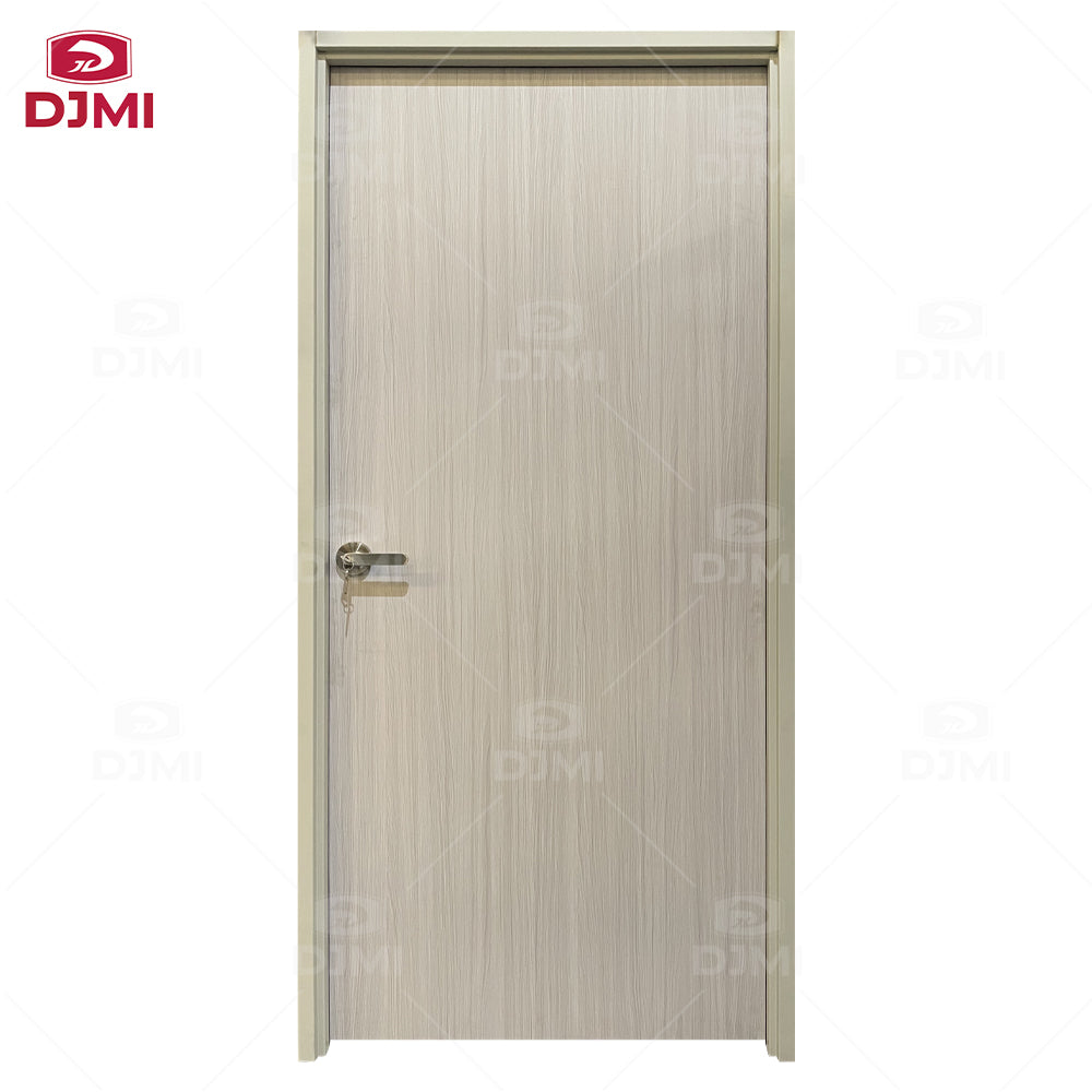 Fire Protection Certification Modern New Designs Bedroom Metal Frame Interior Solid Wooden Room Doors for Houses
