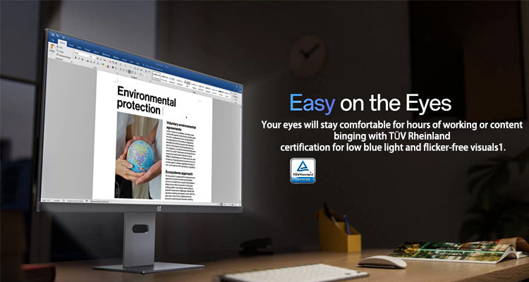 24inch Full HD LCD Monitor LED Backlight IPS Panel strip USBType-C 18W Charging