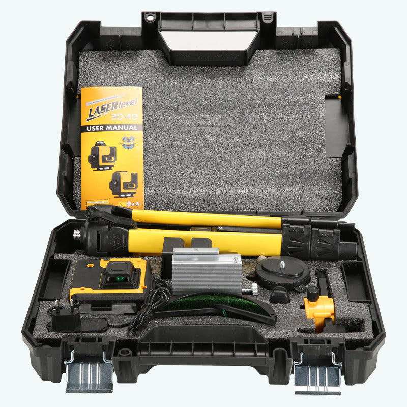 Wholesale16Green Line Laser Level Wall Level Floor Level Infrared Laser Blue High Precision Strong Light Level