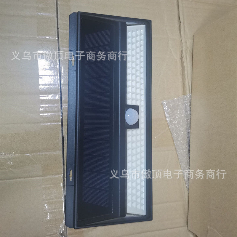 Outdoor Solar Street Light Garden Light Household Sensor Light Outdoor Waterproof Wall Light Garage Light118led Lamp