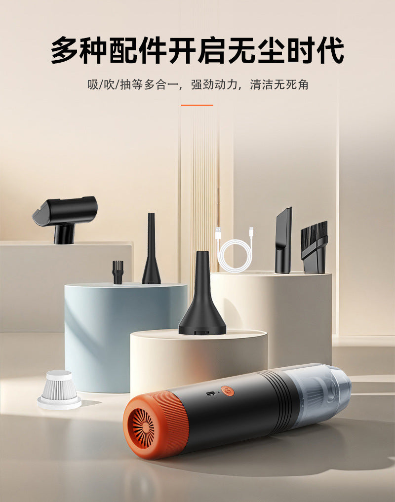 New Handheld Wireless Vacuum Cleaner for Home Use, Strong Suction, Dry and Wet Dual-use, Car-mounted Vacuum Cleaner, Small Multi-functional Dust Blower