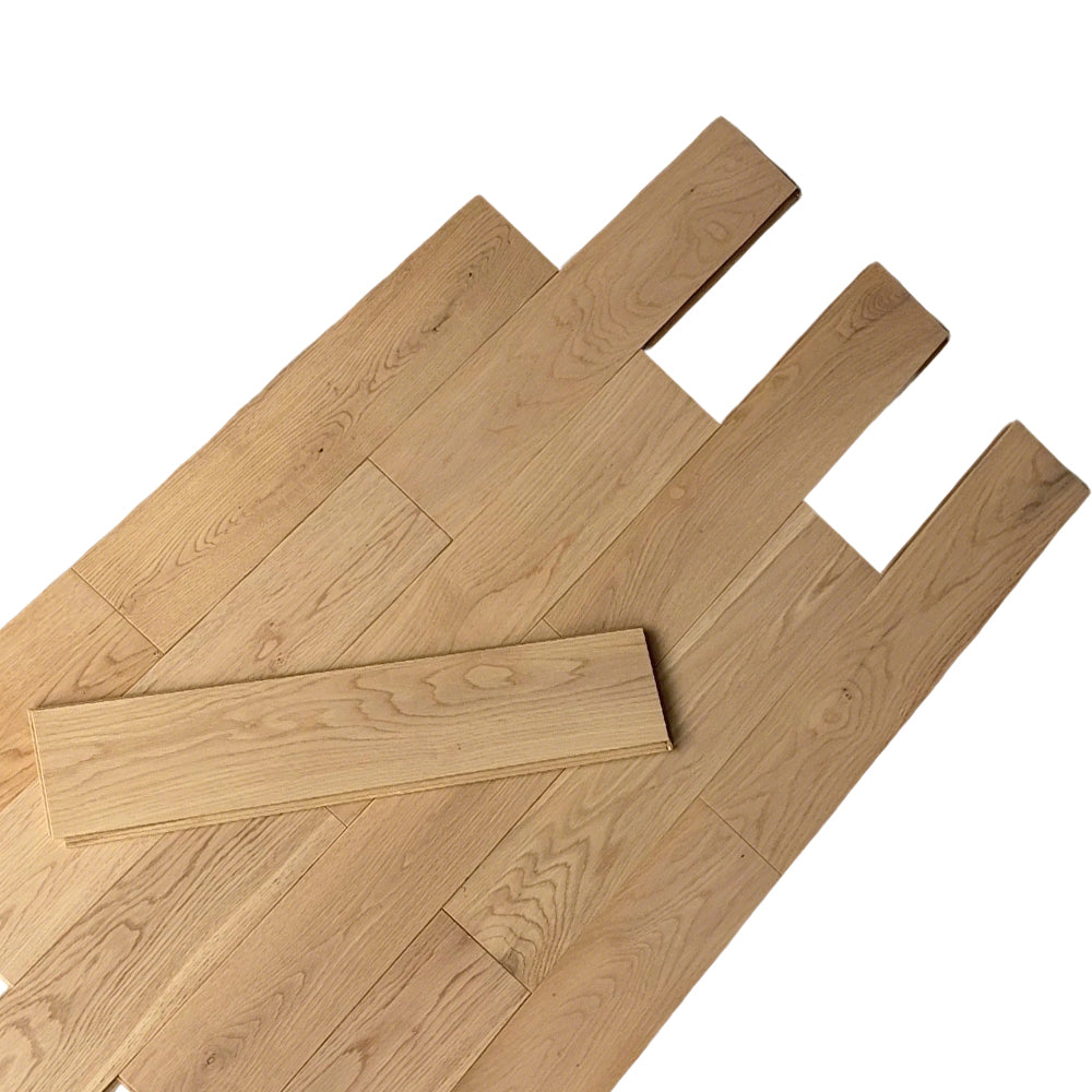18mm Premium Solid Oak Hardwood Flooring Custom Size for Luxury Interior Outdoor Use Villas Hotels Boutique Spaces Surface ABCD