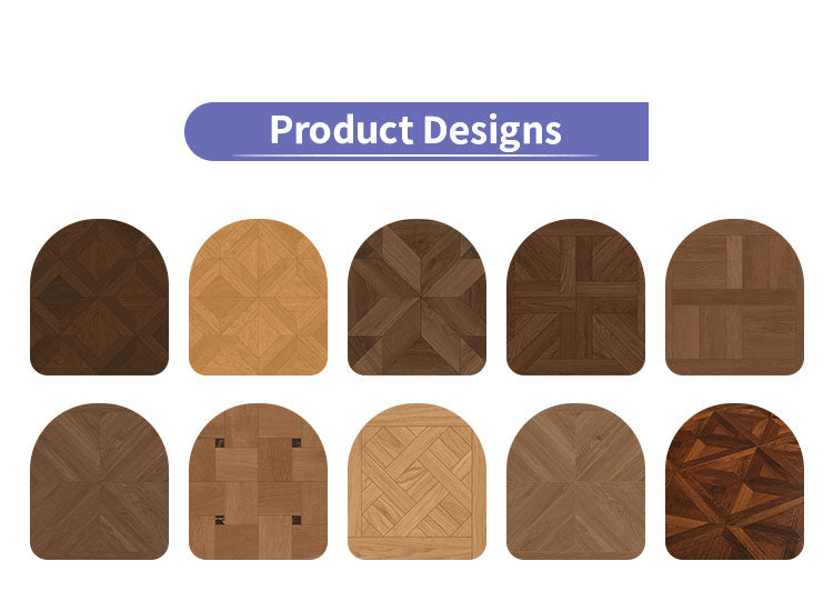Custom Thickness Rosewood Engineered Parquet Flooring | Outdoor Exterior Use High-End Decorative Wood Tiles for Cultural Venues