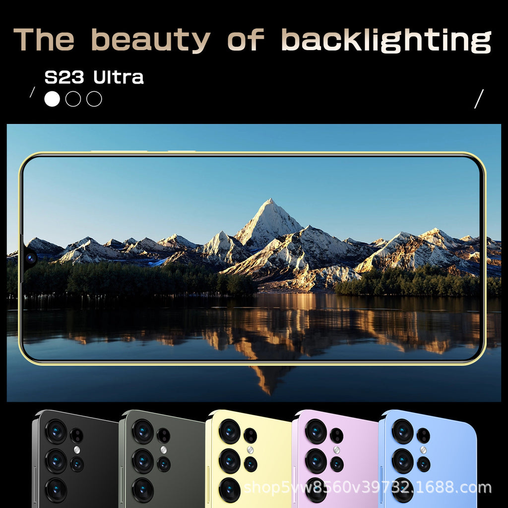 2025New Product S23Ultra+Hot-Selling Mobile Phone4+64G In-stock inventory7.3High Definition Large Screen Wholesale