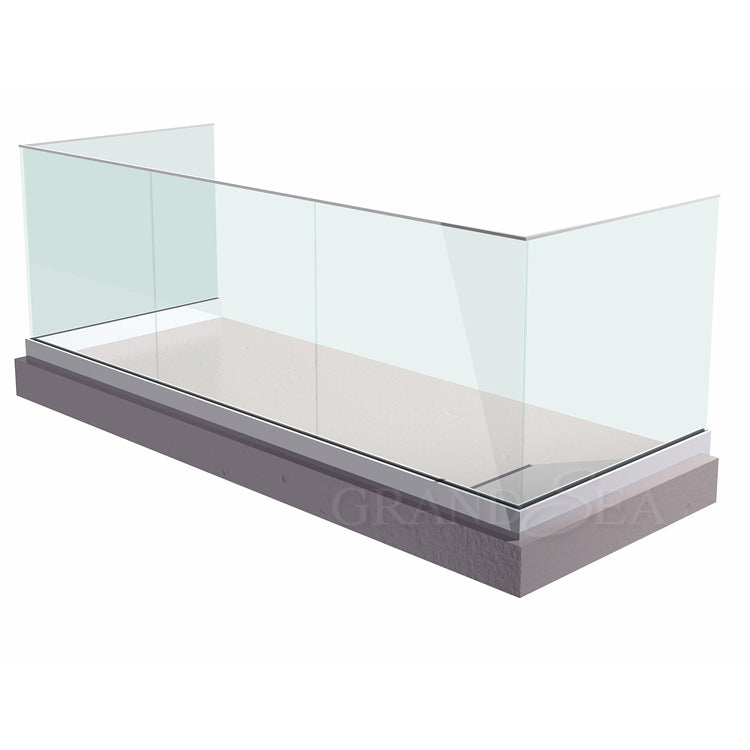 Modern Cheap Balcony Stair Stainless Steel Glass Railing Design