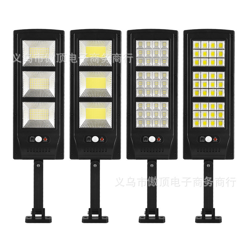 Outdoor Solar Lights LED Wall Lamp Human Body Induction Street Light Waterproof Garden Light Remote Control Courtyard Light Wall Lamp