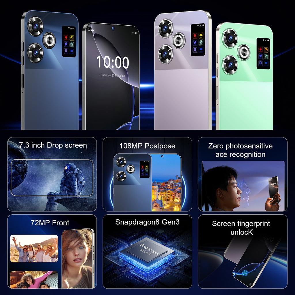 AliExpress TK Popular S25Ultra Android7.3inch smartphone16+1T Brand new, unopened factory