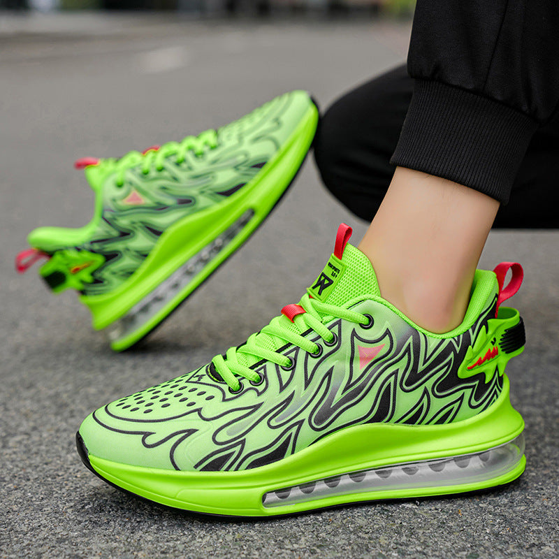 2025New Fashion Trend Colorful Running Shoes Casual Sports Men's Shoes Air Cushion Shock Absorption Large Size Sports Shoes