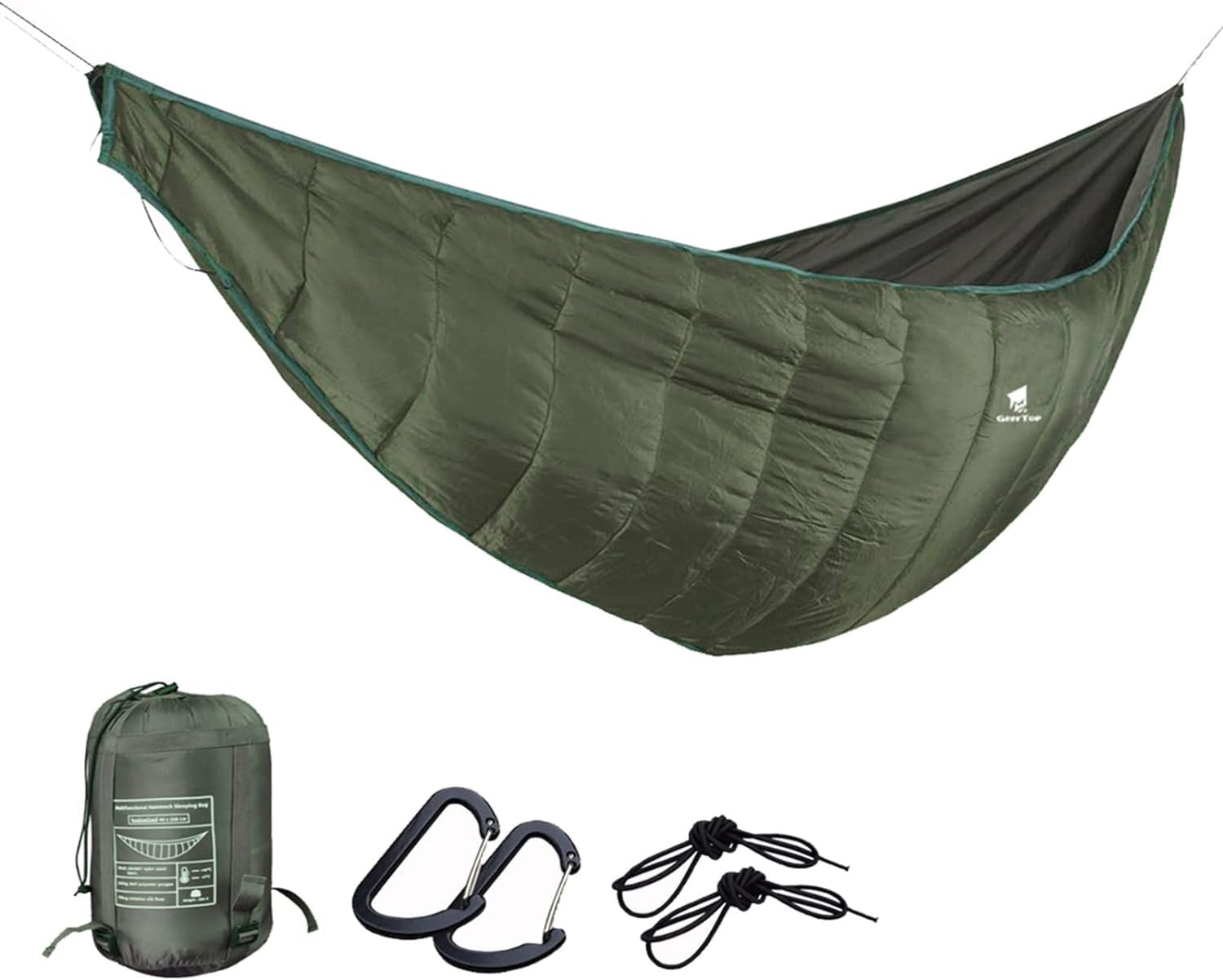 Large Space Outdoor Leisure Portable Winter Camping Hammock Sleeping Bag Cold-proof Lightweight Camping Hammock Warm Quilt