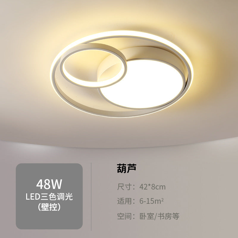 Bedroom Lamp Round Light Fixture LED Living Room Home Ceiling Light Fixture Simple Modern Cozy Romantic Creative Room Lamp