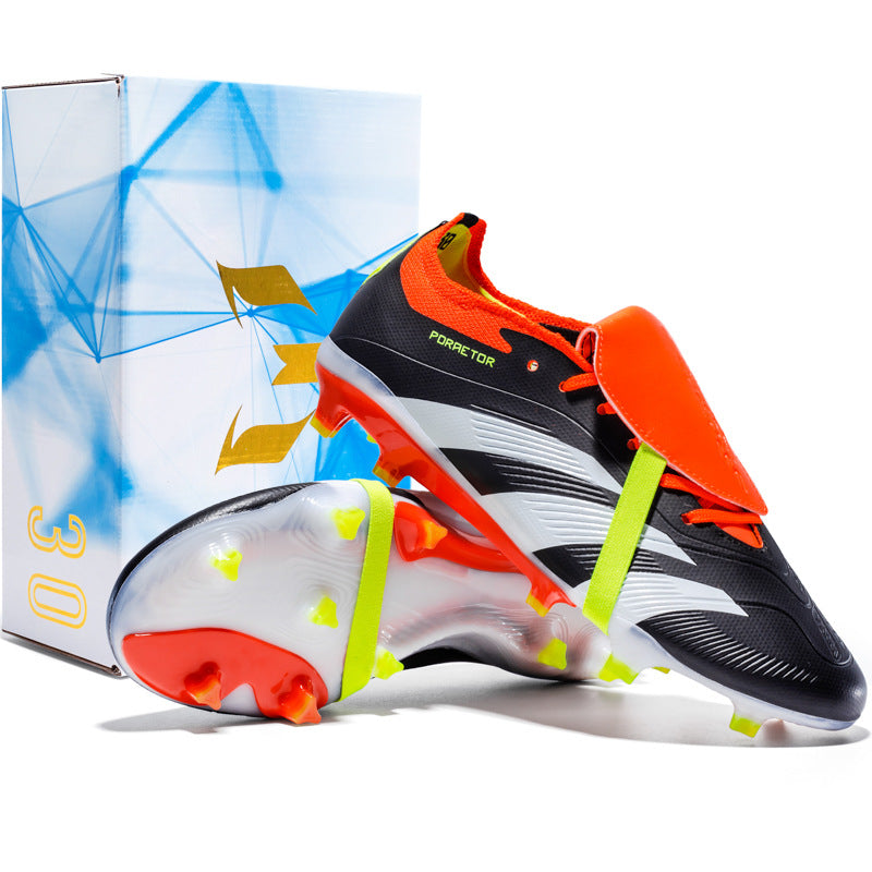 World Cup Football Shoes Men's New Style Grassland Competition AG Spike TF Broken Nails Adult Youth Student Sports Training