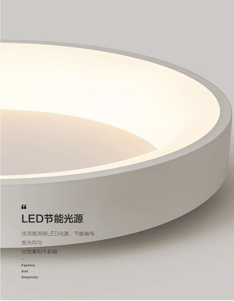 Master Bedroom Light Eye Protection Round Master Bedroom Light LED Ceiling Lamp Artistic Minimalist Full Spectrum Zhongshan Lighting Internet Celebrity Model