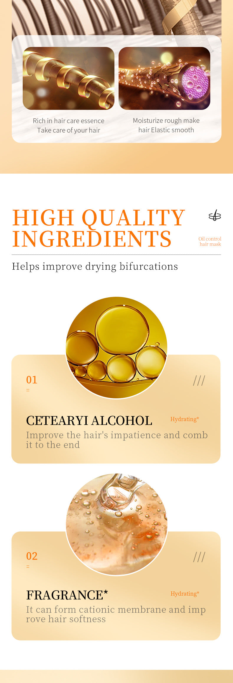 Nut Oil Hair Mask250g SADOER Smooth and Fluffy Hair Care Wholesale for Cross-Border Trade