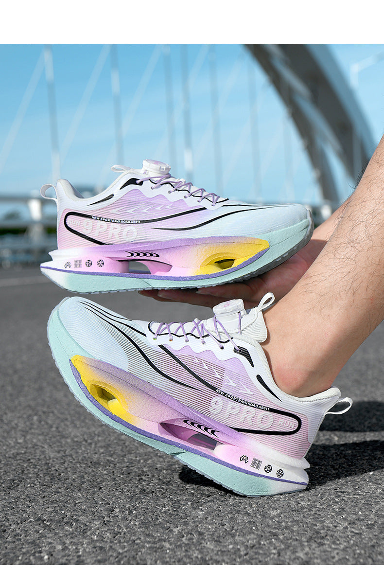 Red Rabbit9PRO New carbon plate running shoes for men and women, summer breathable professional racing sports shoes, ultra-light shock-absorbing running shoes