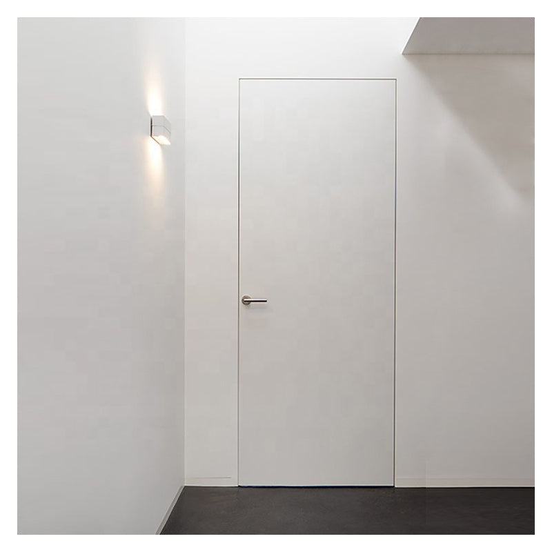 Best Price Manufacturers Direct Aluminum Frame Hidden Hinge Interior Door Invisible Wooden Door