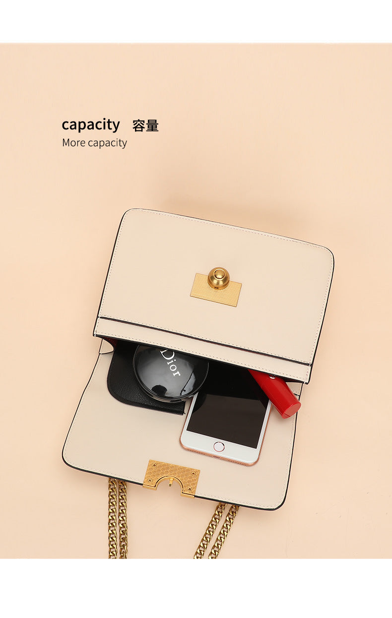 Niche Design Versatile Underarm Small Square Bag2024New Fashion Trendy Chain Shoulder Crossbody Bag for Women