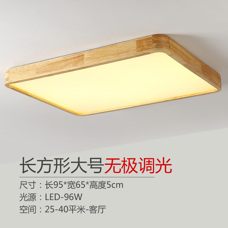 Log led Ceiling Lamp Living Room Balcony Tatami Wabi-Sabi Style Japanese Style Wood Art Corridor Nordic round bedroom