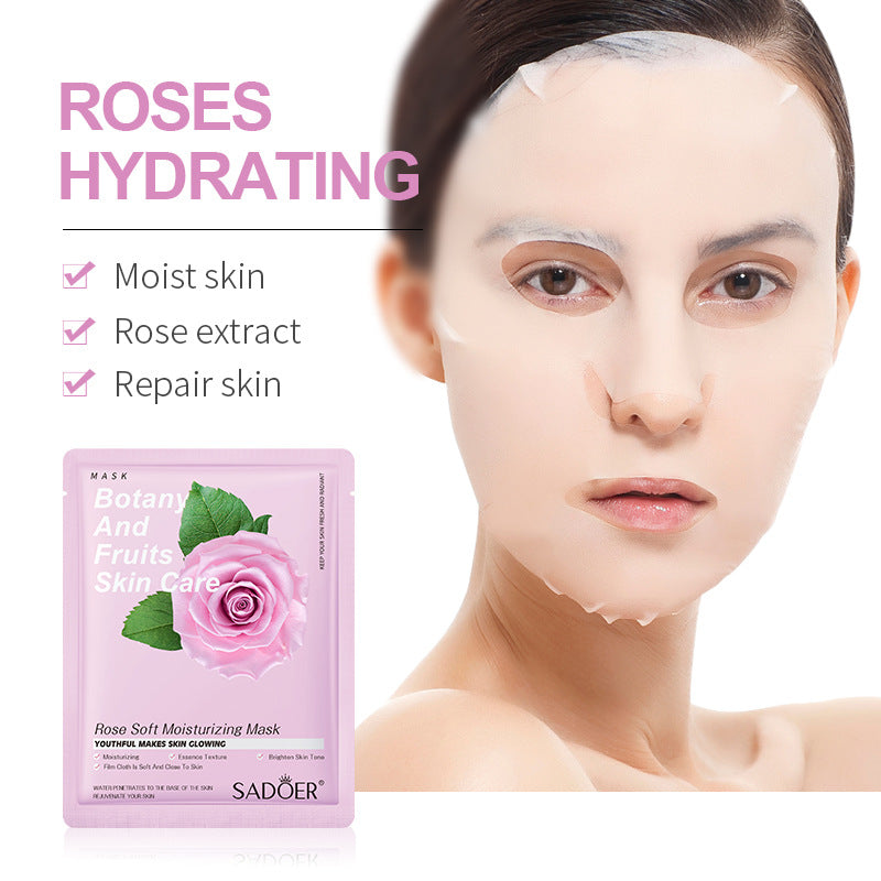 Fruit Mask SADOER Avocado Rose Hydrating Moisturizing Tablets Cross-border Foreign Trade Skincare Wholesale