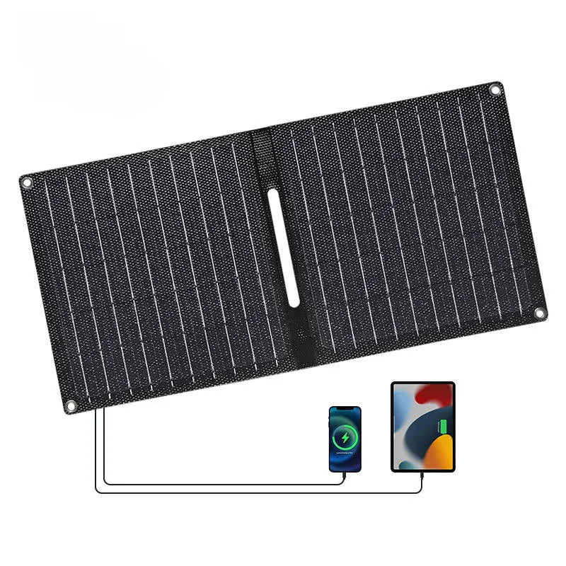 20W Solar Panel Charging Solar Photovoltaic Panel Outdoor Emergency Mobile Power Supply Solar Folding Bag