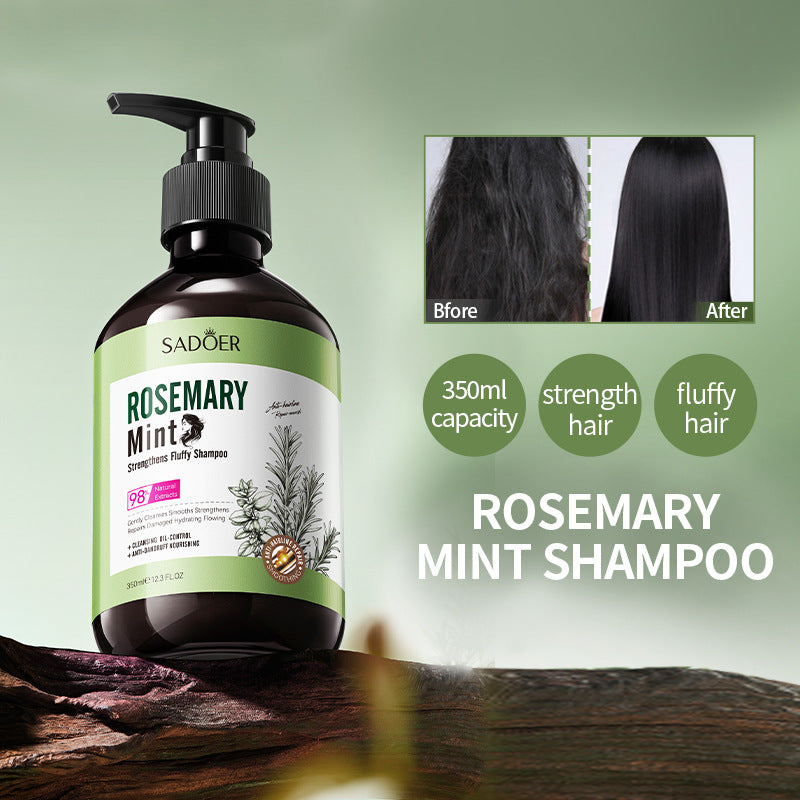 Full English Mint Rosemary Fluffy Shampoo SADOER Strong Shampoo  Wholesale