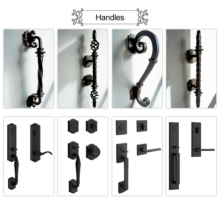 Exquisitely Designed Modern Exterior Arches Double Front Main  Wrought Iron Exterior Door Design