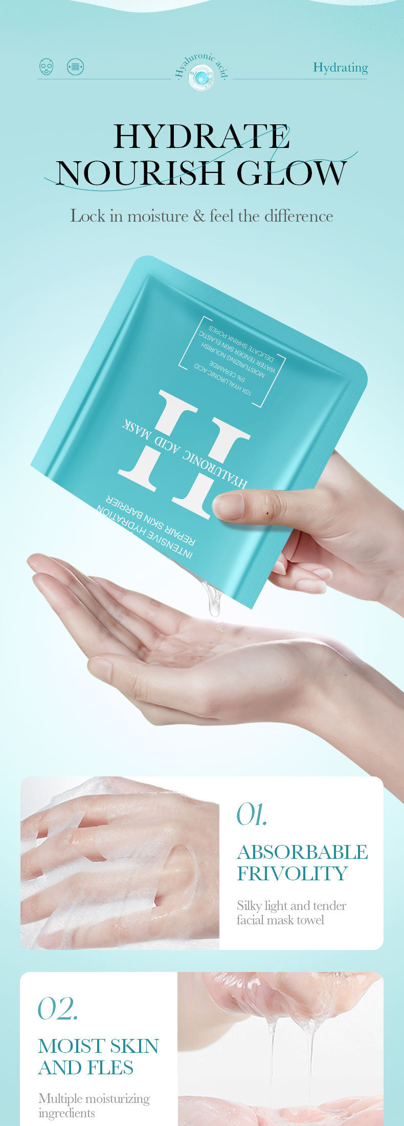 Full English Mask25g BIOAOUA Dimension C Retinol Hydrating Moisturizing Mask Sheet Pack  Wholesale