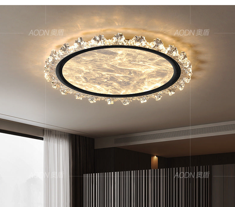 Italian Style High Brightness Full Spectrum Eye Protection Design Sense High-end Light Luxury Master Bedroom Creative Cloud Ceiling Light