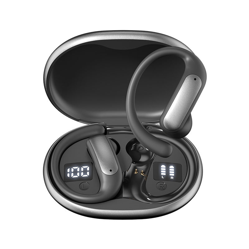 Popular M134Digital Display Ear-Hook Headphones Private Model High Appearance Long Battery Life Wireless Bluetooth Headphones