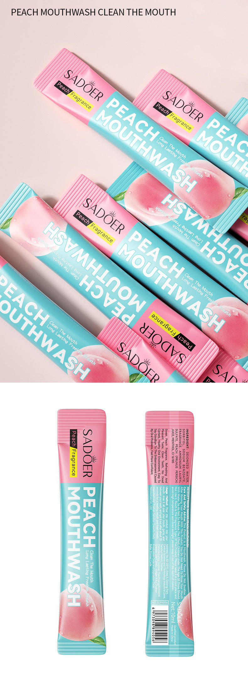 Cross-border Lemon Mouthwash Strips Oral Care Disposable Portable Cleaning Export Manufacturer Wholesale